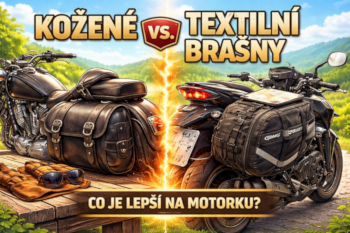 Kožené vs. textilní brašny na motorku: Co je pro vás lepší?