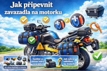 Jak připevnit zavazadla na motorku (bezpečně a jednoduše)