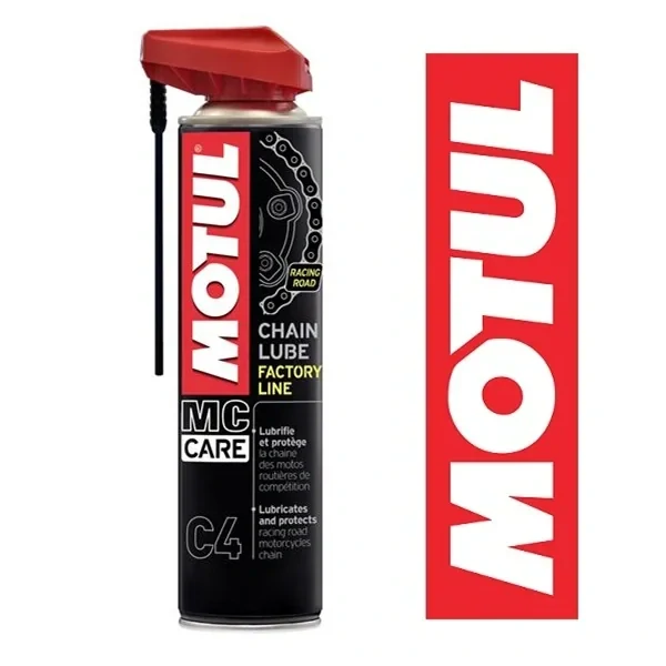 MOTUL sprej na řetěz Lube Factory - sport, 400 ml - bílý
