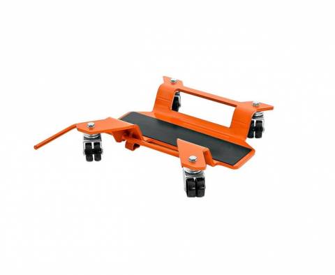 Montážní lavička na kolečkách pro motorky a skútry