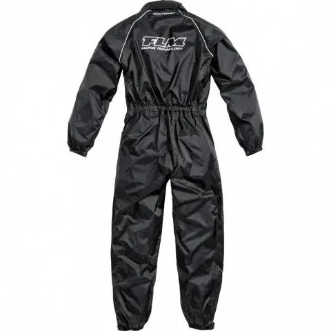 Nepromok kombinéza do deště FLM černá jednodílná