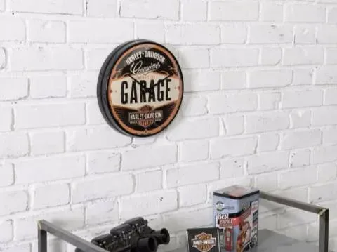 Nástěnné hodiny Harley Davidson GARAGE
