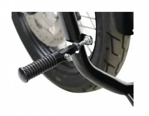 Předkopy černé stupačky na moto chopper  25-32 mm