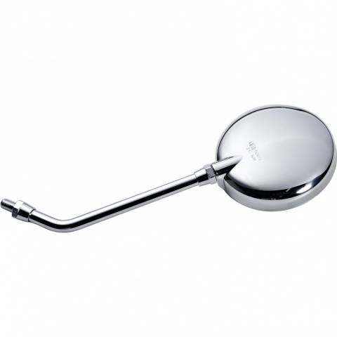 Zrcátko na motorku, čtyřkolku nebo skútr chrom homologované