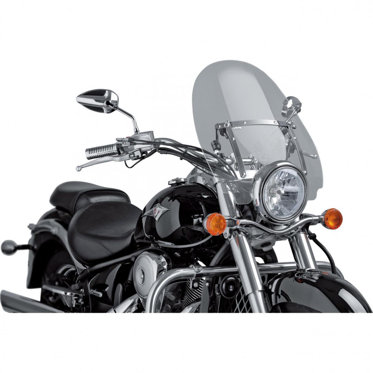 Plexi štít pro moto chopper  Virago  Drag Star  Intruder  Shadow  VTX s homologací