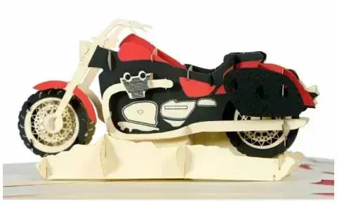 3D přání motocykl 