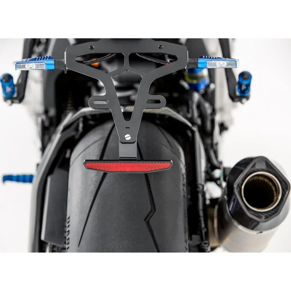 Zadní odrazka na moto červená samolepící