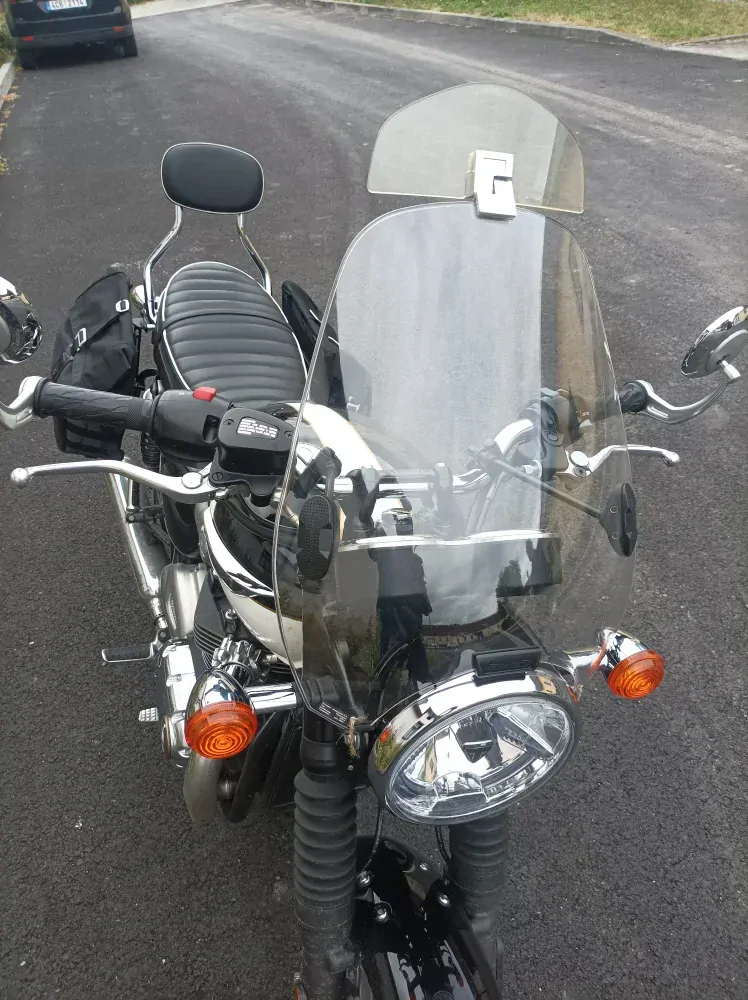 Puig čiré plexi na choppera Virago Drag Star Intruder Shadow VTX