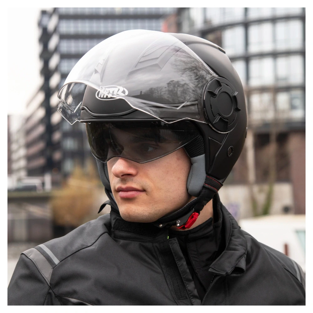 MTR Demi  Jet 5 EVO helma na motorku i skútr černá