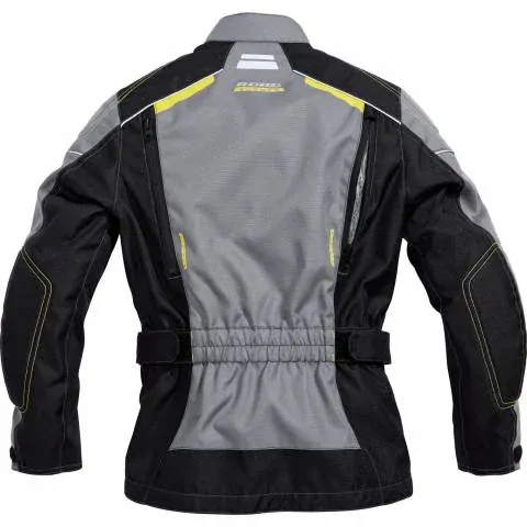 Dětská textilní bunda na motorku s chrániči