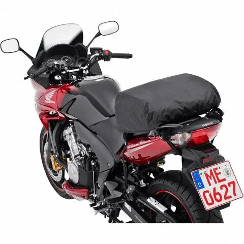 QBag Aragon – textilní moto zavazadlo na sedlo 14–20 l | rozšiřitelné, pláštěnka