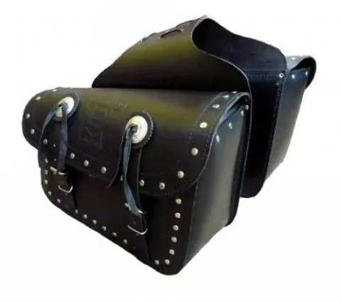 DIABLO MOTO I kožené brašny na motorku Chopper - 2x14 l