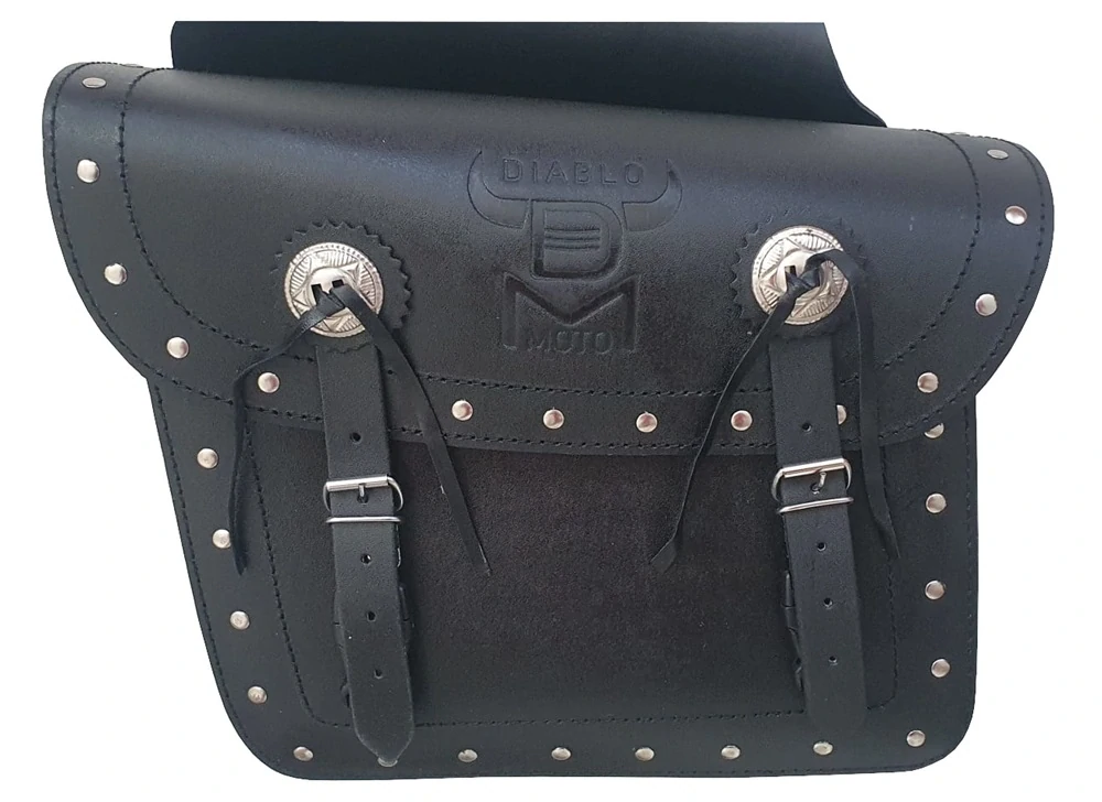 DIABLO MOTO I kožené brašny na motorku Chopper - 2x14 l