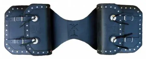 DIABLO MOTO  kožené brašny na motorku Chopper 2x15 l