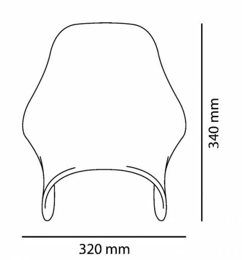 Puig plexi štít  CS1 na motorku BMW, Honda, Kawasaki, Suzuki, Ducati, Yamaha, Triumph