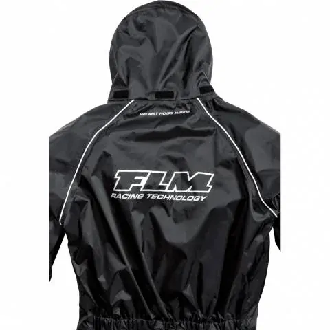 Nepromok kombinéza do deště FLM černá jednodílná