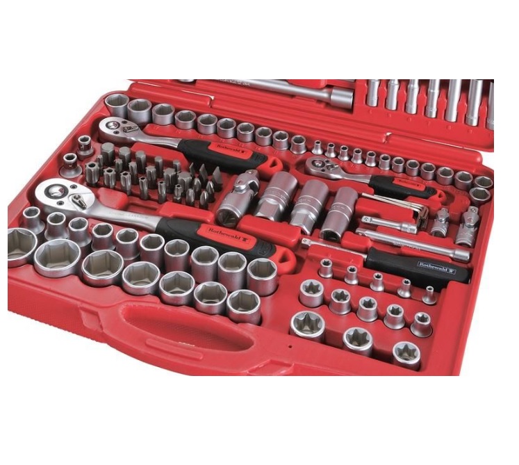 Rothewald sada kvalitního nářadí - 150 dílů