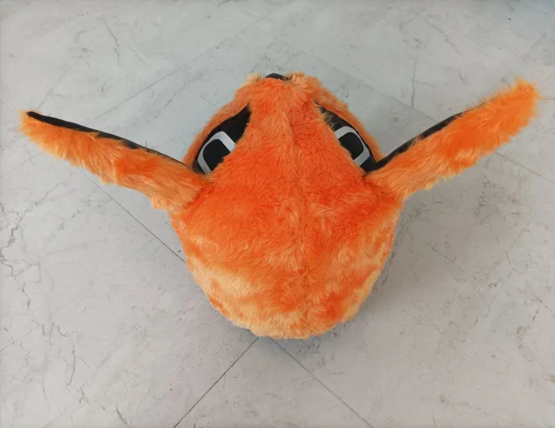 Veselý potah na motohelmu Fox