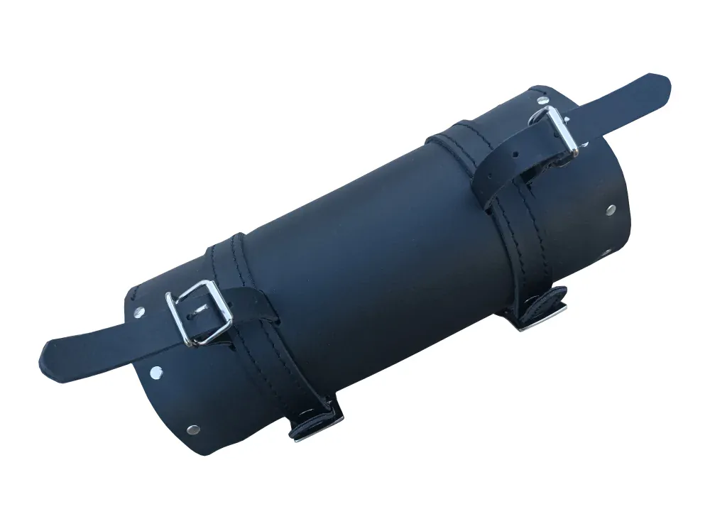 Diablo Moto rolka na motorku chopper kůže a nerez