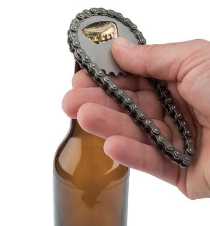 Otvírák na lahve ve stylu řetězová sada