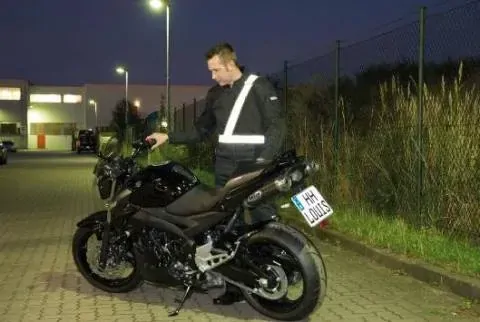 Reflexní moto kšandy šle