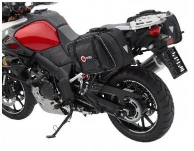 QBag boční textilní brašny na motorku nastavitelné 30 - 46 l