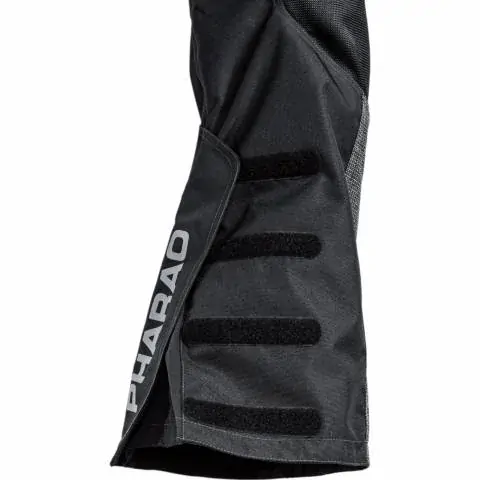 FLM textilní kalhoty na motorku černá