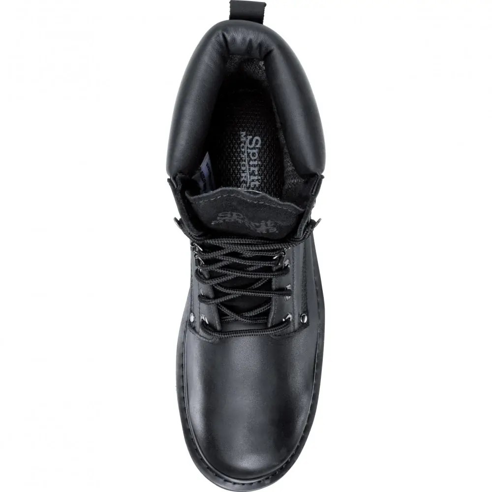 Spirit Motors kožené šněrovací motoboty