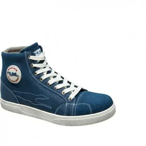 FLM boty na moto City modrá až do velikosti 47 