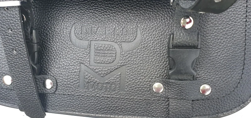 DIABLO MOTO  kožené brašny na motorku Chopper 2x20 l ZIP