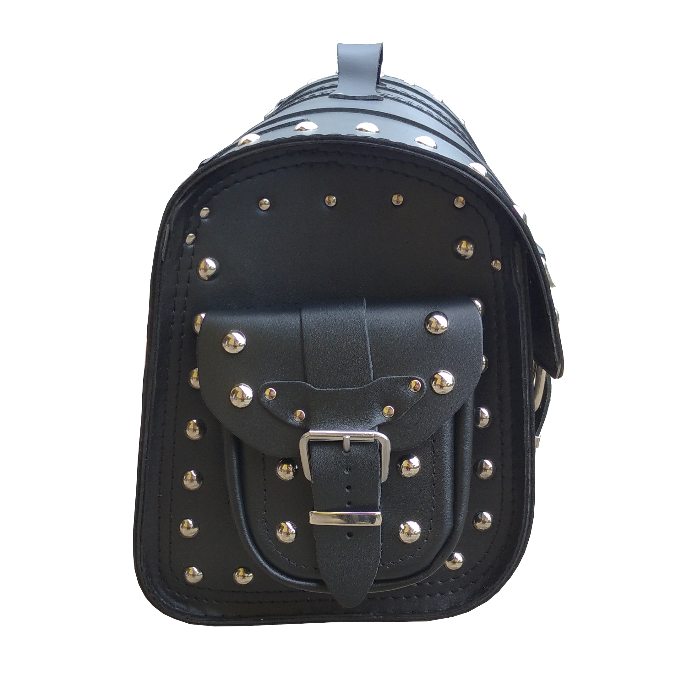 Kapsička boční pro kožený kufr na motorku se zdobením