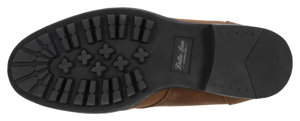 Kožené boty City na moto hnědá