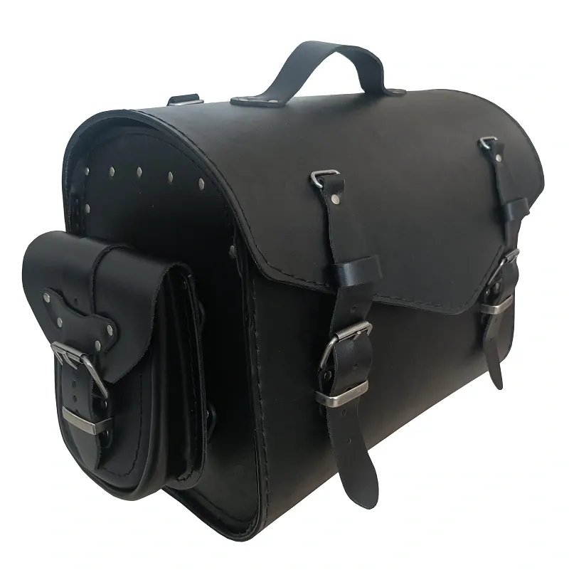 Kožený kufr na motorku malý 22 l 