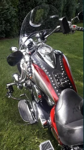 Kožený pás na nádrž Kawasaki VN 1600 Vulcan