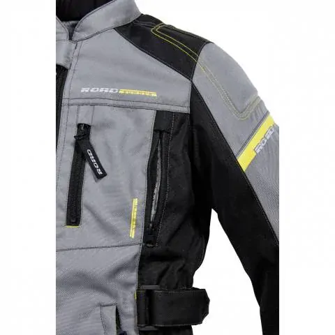 Dětská textilní bunda na motorku s chrániči