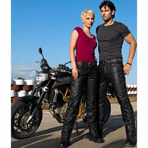 Spirit Motors kožené kalhoty  na motorku chopper