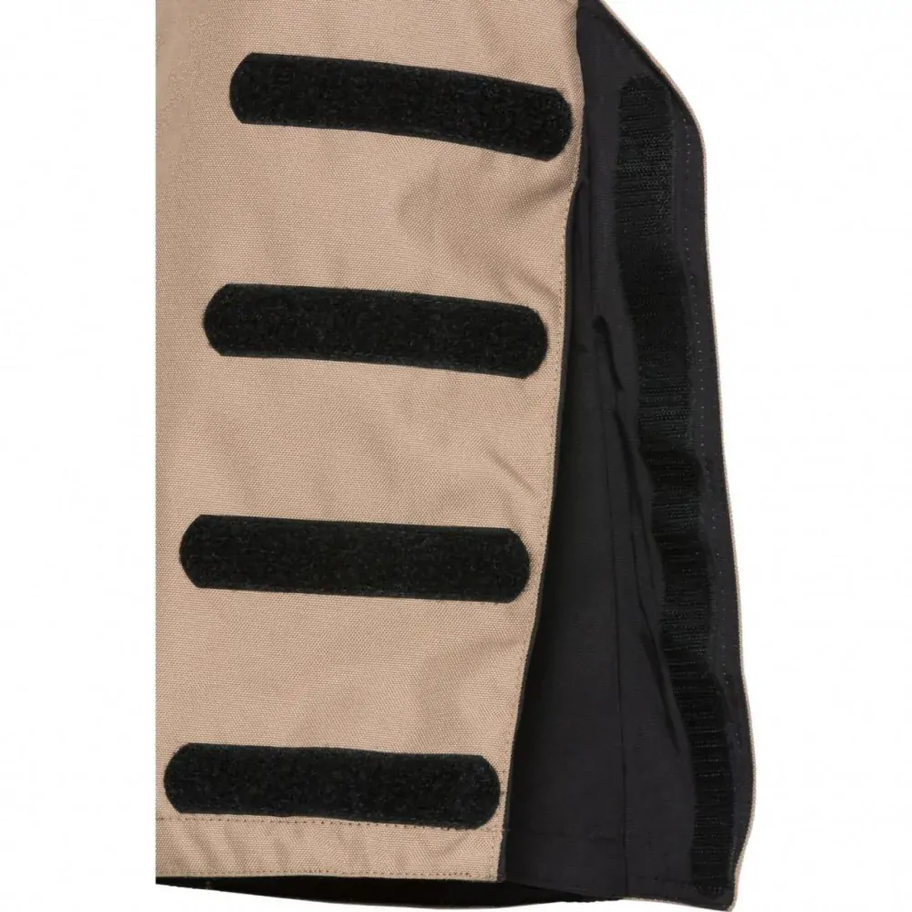 FLM Textilní kalhoty na motorku pískové