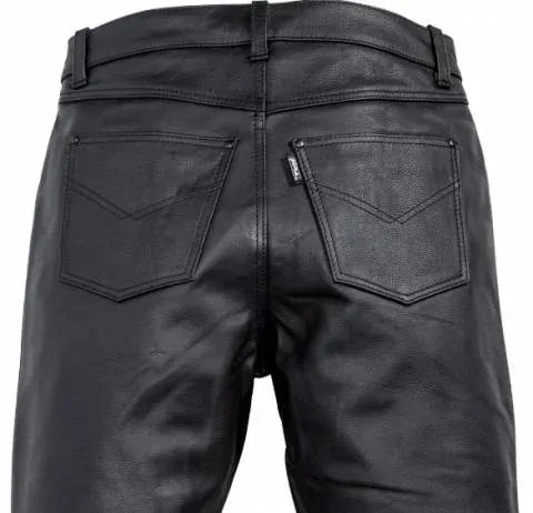 Delroy Texas kožené kalhoty rifle na motorku chopper