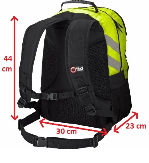 Batoh QBag na motorku reflexní NEON 