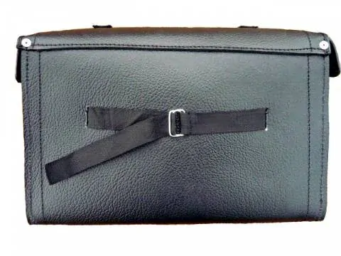 DIABLO MOTO kožený kufr na nosič motocyklu chopper