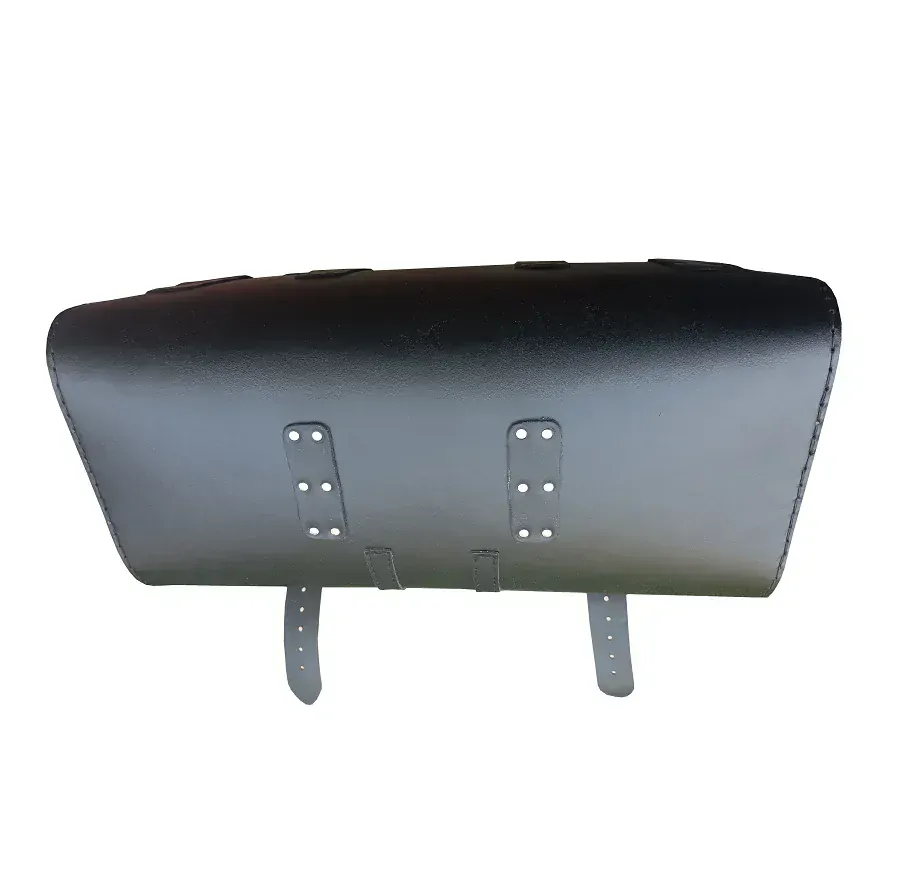 Diablo Moto kožený kufr se zámkem na nosič 