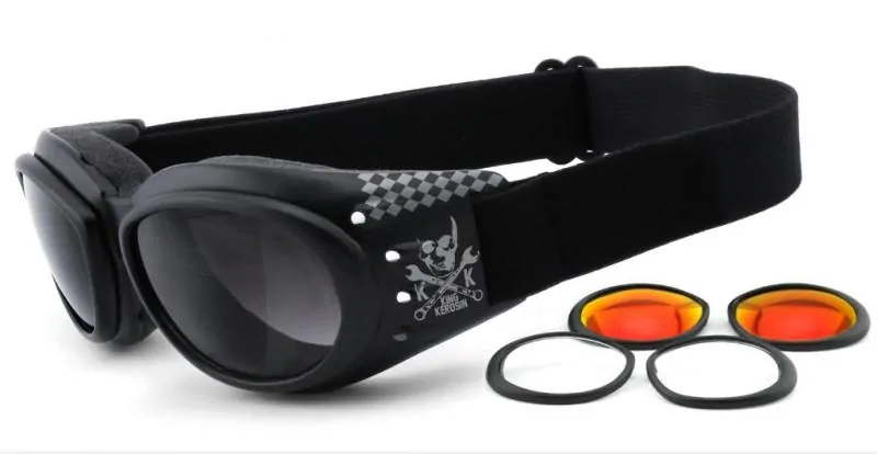 Moto brýle 3v1 Kerosin