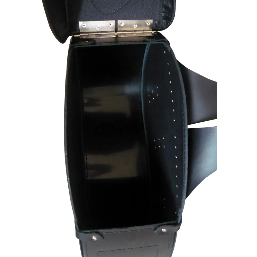 Kožené brašny na motorku chopper 2x23