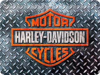 Harley Davidson plechová cedule