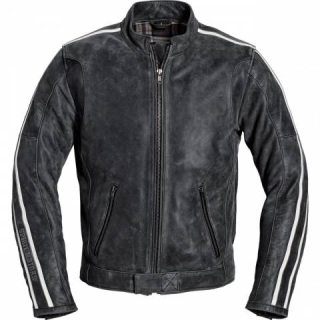 Kožená bunda na moto Grey Spirit Motors