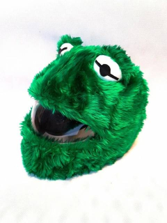 Veselý potah na motohelmu Žabák