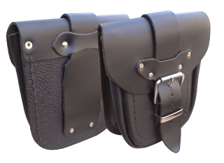 Kapsička boční pro kožený kufr na motorku