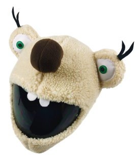 Veselý potah na motohelmu ICE Monster