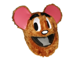 Veselý potah na motohelmu Myšák