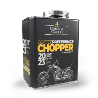 Káva kanister Chopper zrnková nebo jemně mletá
